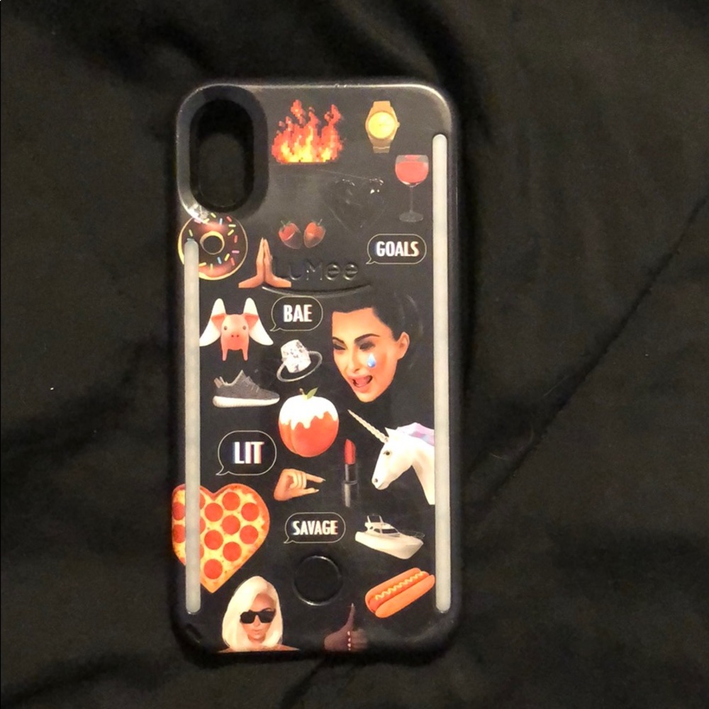LUMEE iPhone X Kimoji case